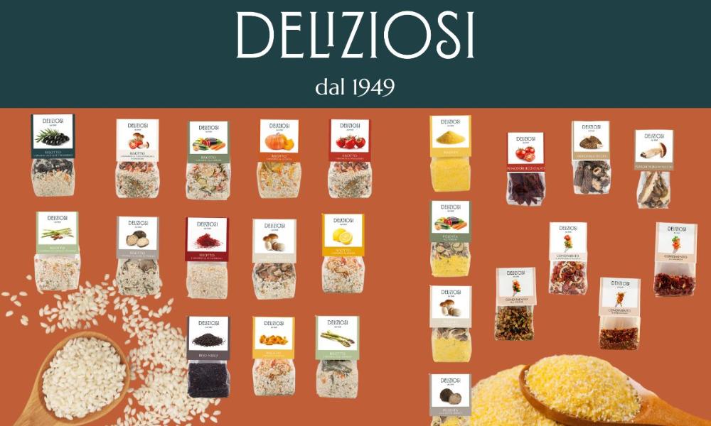 Deliziosi: Neue Risotti, Polenta & Gewürzmischungen Deliziosi: Neue Risotti, Polenta & Gewürzmischungen